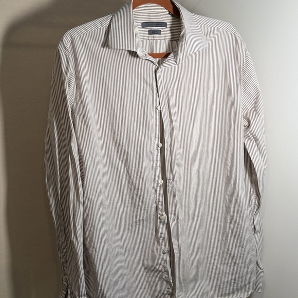 John Varvatos Slim Fit Stripe Shirt - Picture 2 of 3